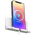 Wall Mount Charger Hook Smartphone Holder Bathroom Cable Organizer Stand Non-slip Bracket Dock Pasted Mobile Phone Tablet Holder. 