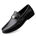 New trend men leather shoes black brown loafers footwear for mens genuine leather casual adult shoe fashion flats shoes man. 