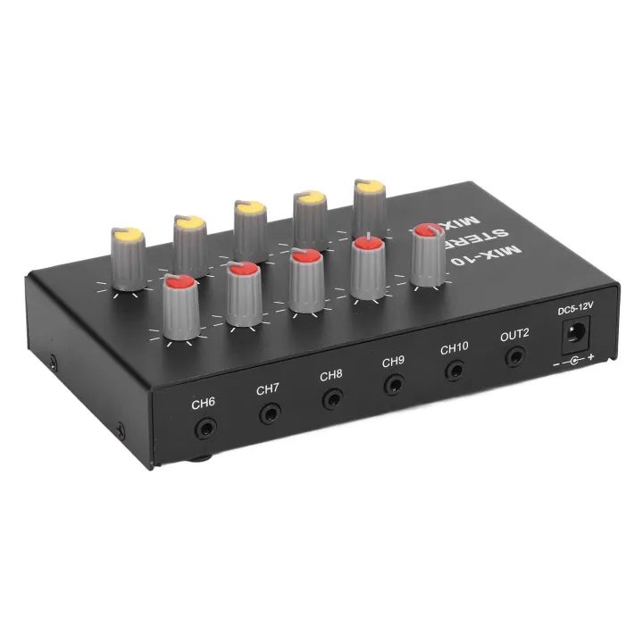 Audio%20Amplifier%20Mixer,%20DC5-12V%2010%20Channel%20Stereo%20Mixer%20Good%20Isolation%20with%20Power%20Cable%20for%20Home%20Theater%20-%20Image%208