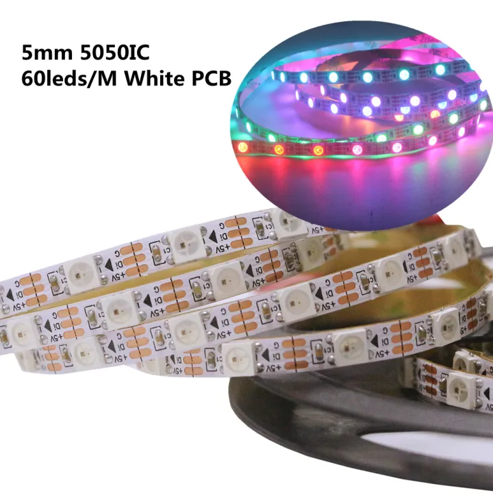 5v%20Ws2812b%20Led%20Strip%2060/144%20Leds/m%20Narrow%208mm%205mm%204mm%20Ws2812%20Individually%20Addressable%20Black/white%20Ip30/65/67%20Smart%20Rgb%20-%20Image%204