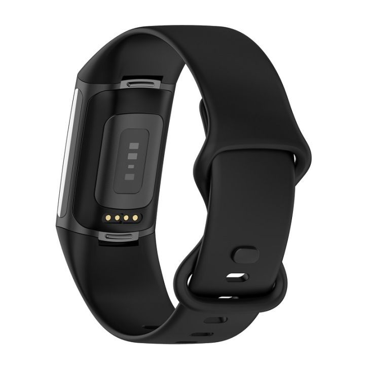 For%20Fitbit%20Charge%206%20Solid%20Color%20Butterfly%20Buckle%20Silicone%20Watch%20Band%20L%20Size%20-%20Image%208