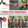 Garden Automatic Drip Irrigation Set,30M Adjustable Mini DIY Irrigation Kit,1/4 inch Heavy Duty Tube Watering Kit for Patio Lawn Garden Greenhouse Flower Bed. 