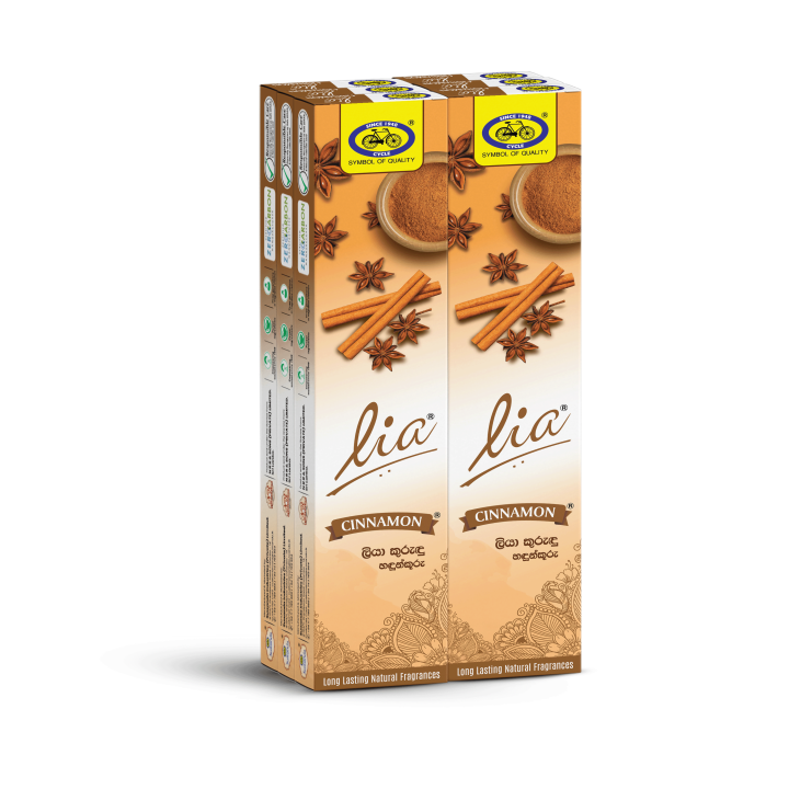 Lia Incense Sticks - Cinnamon - 6 Packets
