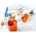 GATYZTORY DIY Paint By Number Flower Cow Oil Picture Colouring Zero Basis HandPainted Painting By Number For s On Canvas. 