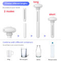 【WEJA】USB Portable Air Humidifier Diamond Bottle Aroma Diffuser Mist Maker White Adjustable Height Donut Humidifier Home Office. 