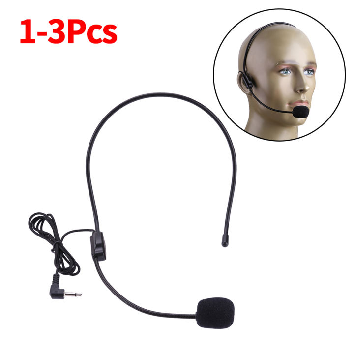 Plug In Headset ShopSphere 1-3pcs 3.5mm Plug Headset Mic -Mounted Portable Lecture ...