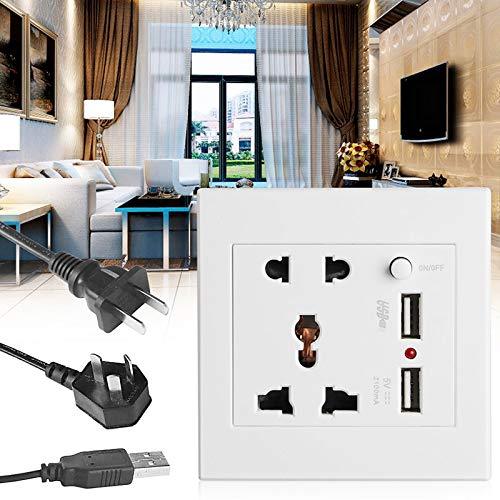 Usb Multi Socket Plug Dual USB Universal Multi Plug Socket | Daraz.lk