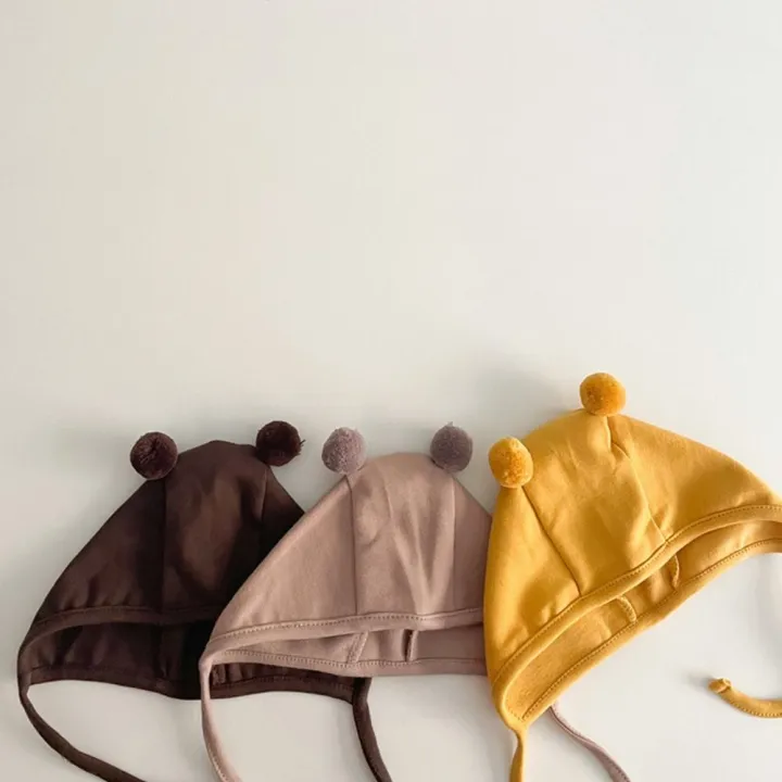 Fashion%20Cotton%20Newborn%20Cap%20Bear%20Ear%20Breathable%20Baby%20Ear%20Protection%20Cap%20Infant%20Strappy%20Hat%20Spring%20Autumn%20-%20Image%208