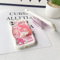 Cute Kuromi Melody Bracket Bracelet Phone Case For Realme C55 C35 C33 C21Y C25Y C30 C30S C21 C11 2021 C20 C15 C12 5 6 7 Pro 5I 6I 5S 6S 7i 8 5G Soft Back Cover Shockproof Full Protection Cartoon Silicone TPU Camera Protective. 
