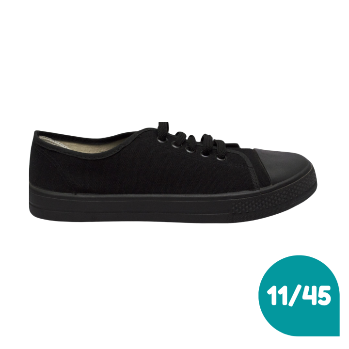 Oleema%20Black%20Canvas%20Shoes%20with%20Laces%20-%20Size%2039/40/41/42/43/44/45%20-%20Image%205