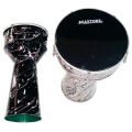 Maxtone 8/10 inch Plate Congo Darbuka Djembe Bongo Tunable All-Weather Synthetic Head, 2-Year Warranty Darbak Fine Tuned Darbag Doumbek Congo Bongo Djembe drum and percussion musical instrument kandy musical hub 8'' 9'' 10'' darbak. 