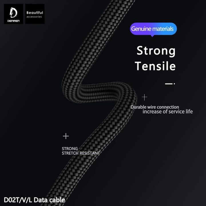DENMEN%20USB%20Data%20Cable%20For%20Type-C%20iPhone%202.4A%20Mobile%20Phone%20Fast%20Charging%20Cable%20D02L%20Nylon%20High%20Quality%20-%20Image%204