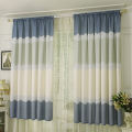 Wide Strip Semi Shading Window Curtain for Bedroom Living Room Rod Style. 