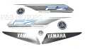 Yamaha Fz V1 Blue Bike Full Sticker kit. 