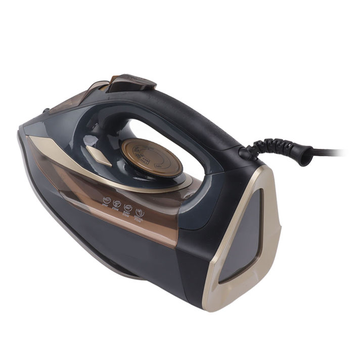 2200W Home Steam Iron Wet Dry Dual Use Handheld Garment Steam Iron for Clothes with 380ml Water Tank 220V EU