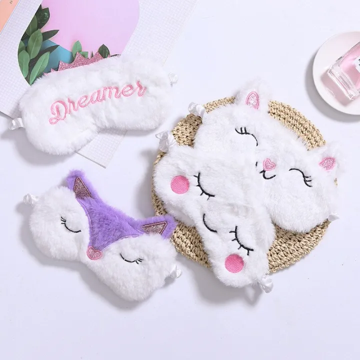 LeiyanOriginal%20Fox%20Eye%20Mask%20Plush%20Fox%20Cloud%20Sheep%20Dream%20Eye%20Cover%20Sleeping%20Mask%20Eye%20Band%20Shade%20Blindfold%20Goggles%20Relax%20Travel%20Eyepatch%20-%20Image%205