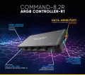 Armaggeddon Tessaraxx Command - 8.2R ARGB Controller Compatible with ASUS / MSI / Gigabyte MotherBoard. 