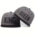 Hip Hop Fashion Baseball Cap King Queen embroidery Snapback Hats Adjustable sports Leisure Caps Men Women Outdoor sun hats. 