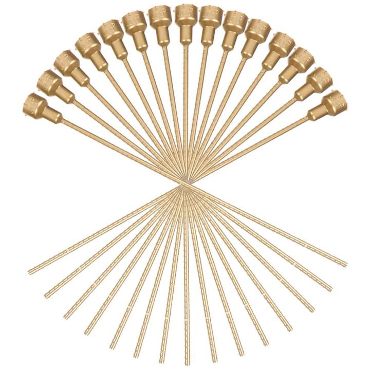 10 Golden Plastic Flower Water Pipes Sturdy PVC Flexible Non Fracturing Wedding Home Floral Supplies DIY Craft