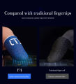 1/10 Pair Finger Glove Fingertips Cot For PUBG/PS5/PS4 Swtich Game Press Touch Screen Gaming Sleeve Phone Gaming Accessories. 