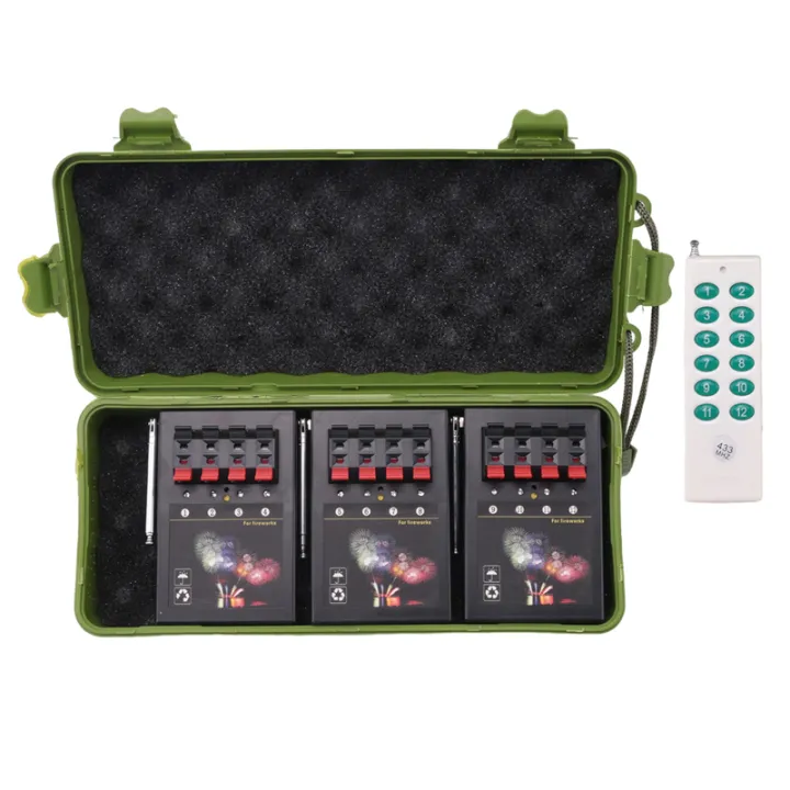 Firing System Machine 12 Cue Channel Cold Pyro Pyrotechnic Display Fuse ...