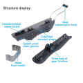 Bicycle Chain Cleaner Cleaning Machine Multifunction Sprocket Brushes Wash Tool. 