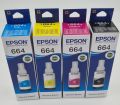 Genuine Epson 664 ink  (CYMBK)70ml. 