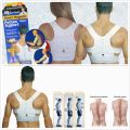 Magnetic Posture Corrector Corset Women Men Back Support Brace Straightening Orthopedic Black White Vest Corset Belt. 