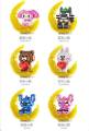 Disneys Building Block DIY Cartoon Minifingers Stitchs Hello Kittys On The Moon Nano 3D Diamond Assembled Small Particles. 
