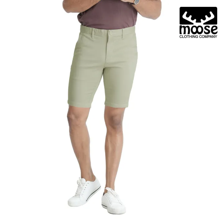 Moose Men’s Slim Fit Chino Short - Cord Beige 8