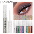 HANDAIYAN Glitter Eyeliner Colorful Diamond Shining Sequins Party Makeup Liquid Eye Liner Waterproof Blue Silver New. 