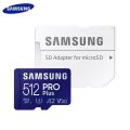 New Samsung Memory Card PRO Plus MicroSD TF 128GB 256GB 512gb 160MB/S Write120MB/S C10 U3 V30 Micro SD SDXC 4K Video Phone. 