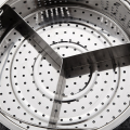 2X Separator Set Stainless Steel Steamer Basket Rack Accessories Fast Steaming Grid Basket Divider for Cooking. 