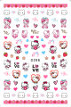 1PCS 3D Cartoon Hello Kitty Love Sticker Nail Art Decoration Animation Barbie Mickey Mouse Nail Stickers Nail Art Accessories. 