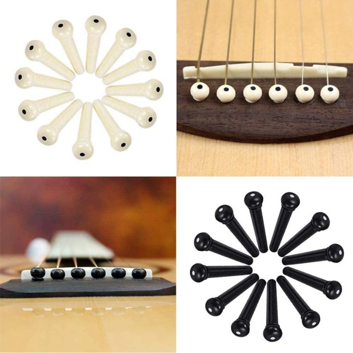 Acoustic%20Guitar%20ABS%20Plastic%20Bridge%20Pins,%20Ivory%20and%20Black%20With%20Black%20&%20White%20Dot%20Acoustic%20Electric%20Guitar%20String%20Pin%20Plastic%20String%20End%20Peg%20-%20Image%205