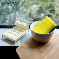 Fun Little Bed Sponge Holder Creative Kitchen Sponge Holder with Drain Stand Keep Sink Area Neat Tidy Non-slip Sponge Holder. 