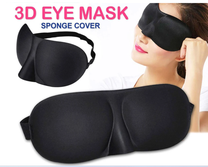 3D Sleeping Eye Mask Travel Friendly Rest Aid Eye Mask Cover Patch Padded Soft Sleeping Mask Blindfold Eye Relax Massager Beauty Tools for Better Sleep