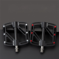 1Set 3 Sealed Bearing Ultralight Bicycle Platform Pedals Non-Slip Widen Bike Accessories Black. 