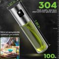 Glass Oil Spray Bottle 100ml Olive Oil Sprayer for Cooking, Oil Spray Bottle Dispenser. 