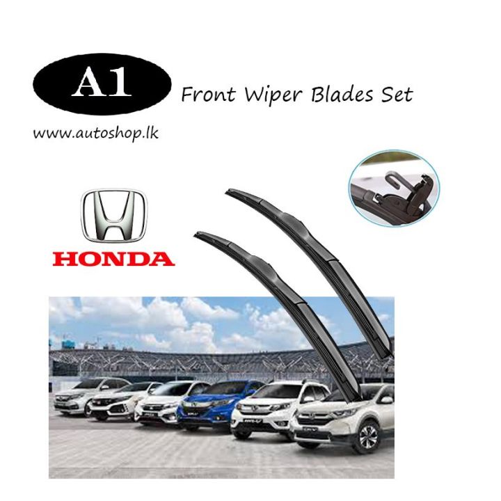 HONDA FIT GP5 A1-METO HYBRID FRONT WIPER BLADES PAIR