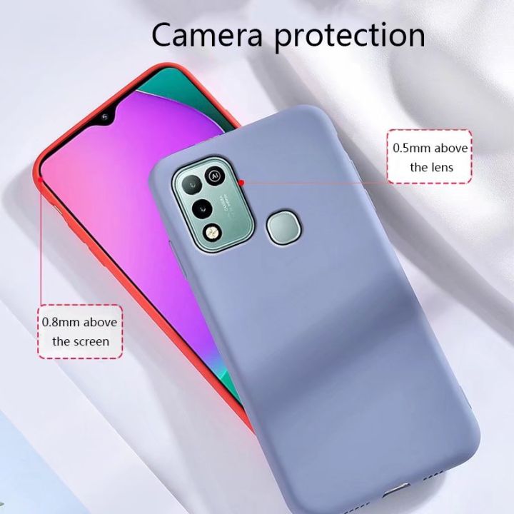 Biruiqu%20For%20Infinix%20Hot%2010%20Play%20Case%20Liquid%20Silicone%20Soft%20Gel%20Rubber%20Shockproof%20Cover%20-%20Image%204