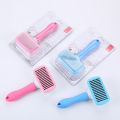 Self-Cleaner Pet Grooming Brush Dematting Brushes Pet Hair Shedding Dogs Cats Rabbit Horse Ergonomic Grip Handle Dog Hair Brush Hair Comb Fur Slicker Brush Fur Comb Cat Brush Cat Comb Dog Brush Dog Comb Deshedding Pet Grooming Long Fur Hair Shed. 