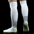 1 Pair of Men's Professional Soccer Socks - Anti-Slip Silica Gel Sweat Absorbing Athletic Sport Socks Super Bowl Football Socks. 