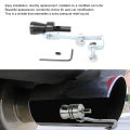 Muffler pipe whistle turbo sound whistle tail throat whistle car Modification Tail Throat Exhaust Pipe Whistle Aluminium Alloy Black. 