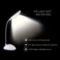 LED Desk Lamp with Eye-Care Technology - Flexible Gooseneck, Portable and Foldable Mini Reading Light for Office, Bedroom - Battery-Powered (Batteries Not Included), LED Light Source, Multi-Color, Household Use, Adjustable LED Desk Lamp with 4 Color Modes. 