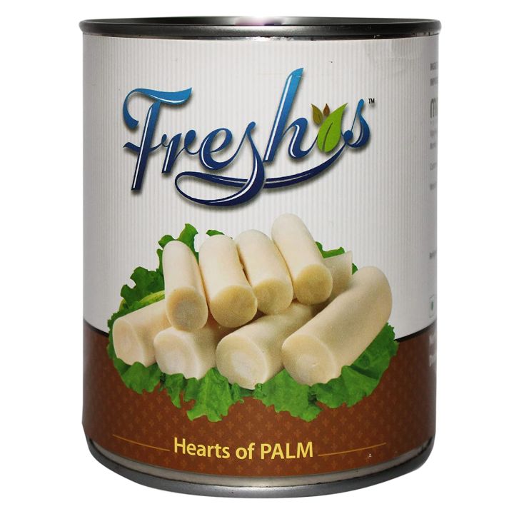 Freshos Hearts of Palm, 800 g, White & Brown, Medium FROM INDIA (SAM)
