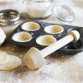 Wood Egg Tart Tamper Double Side Pastry Egg Tart Pusher Eggtart Mold Portable Dough Cookie Cutter Cake Baking Mold Kitchen Tools. 