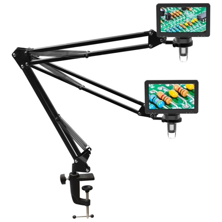 RIEVBCAU%20Flexible%20Microscope%20Arm%20Stand,Adjustable%20Metal%20Bracket%20-%20Image%202