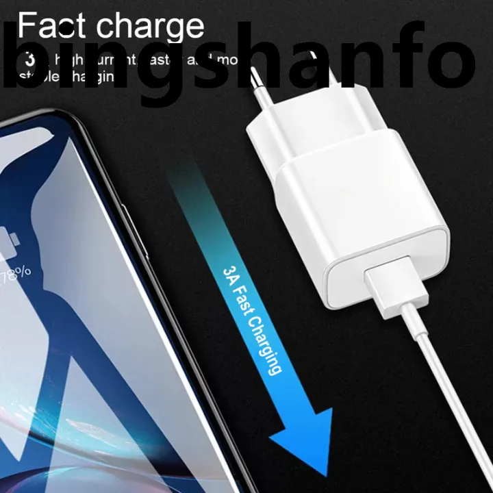 TibingshanfoFor%20Samsung%20A32%20A52%20A72%20A12%20A42%205G%20S21%20S20%20FE%20EU%20Plug%205V%203A%20Fast%20Charger%20Phone%20Adapter%20Type-c%20USB%20Charging%20Cable%20Data%20Wire%20-%20Image%202