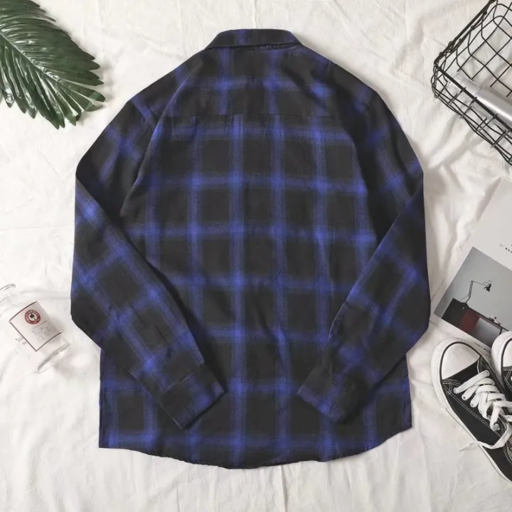 Yfashion%20Men%20Cotton%20Plaid%20Printing%20Shirt%20Fashionable%20Simple%20Large%20Size%20Casual%20Loose%20T-shirt%20Long%20Sleeves%20Cardigan%20Tops%20-%20Image%2010